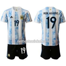Argentinië Kun Agüero 19 Kind Voetbaltenues Thuis 2020 